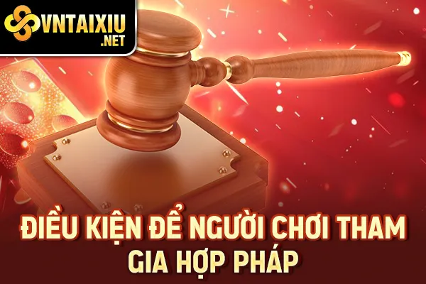 Đánh Tài Xỉu Có Vi Phạm Pháp Luật Không - Điều kiện để người chơi tham gia hợp pháp